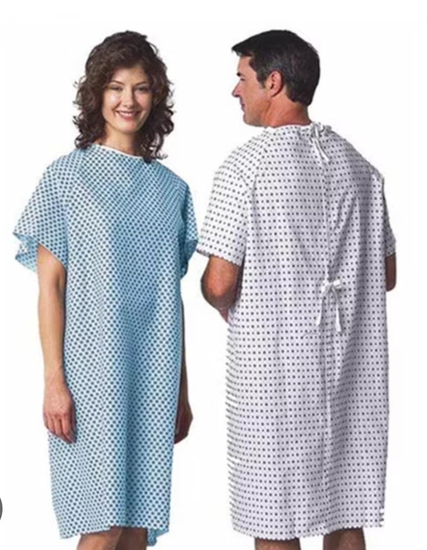 Washable Hospital Gown